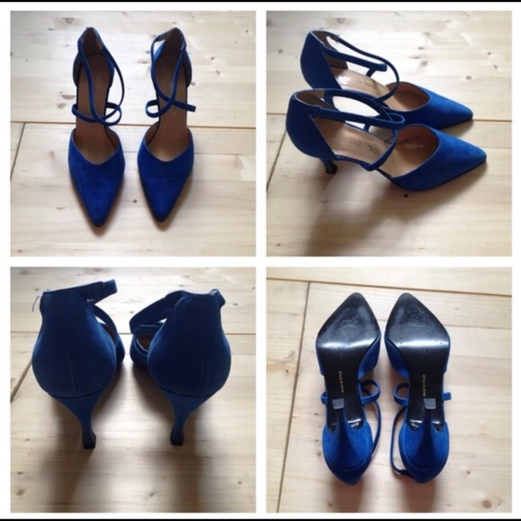 Cobalt blue kitten heel - Picture 2 of 4